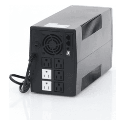 UPS de 1500VA/900W / Topología Línea Interactiva / Entrada y Salida 120 Vca/ Clavija NEMA 5-15P / 6 Tomas NEMA 5-15R 