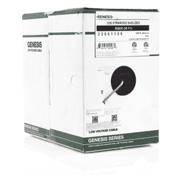 Bobina de 305 Metros (1000 Pies) de Cable / 6 x 22 AWG Blindado / Riser / Color Gris / Para Aplicaciones de Audio, Seguridad y Control