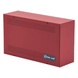 Gabinete de Baterías / Capacidad 2 x 17 Ah / Montaje Inferior FACP / Entrada por Conduito / Separación 15.24 cm (6 in)