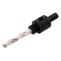 Adaptador para Broca Sierra / 3/8" / Compatible 3/8" y 1/2" / Brocas 9/16" a 1-1/8" / Guía de Eje Único