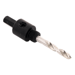 Adaptador para Broca Sierra / 3/8" / Compatible 3/8" y 1/2" / Brocas 9/16" a 1-1/8" / Guía de Eje Único