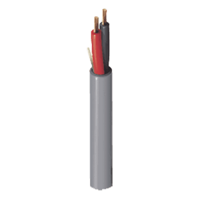 Cable Multiuso / 2x16 AWG / 305m (1000 pies) / Gris / Seguridad y Control de Acceso