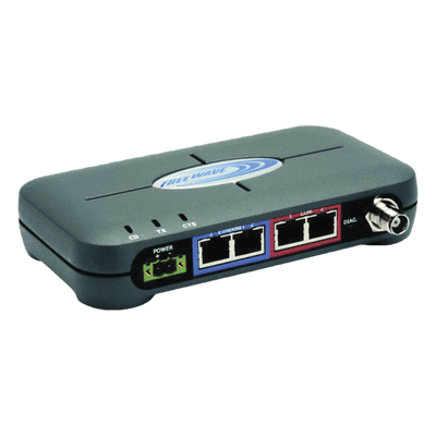 Radio Industrial para enviar datos, hasta 867 kbps, 900 MHz, con puerto Ethernet y Serial