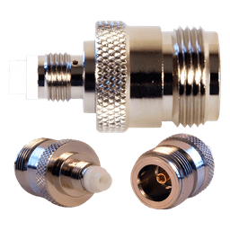 Adaptador Coaxial / FME-Hembra a N-Hembra / 50 Ohm / Conectores Chapados en Oro