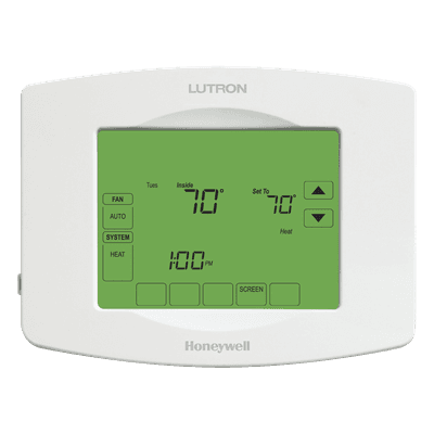 Termostato inalámbrico TouchPRO Wireless / 24 V~ / Clear Connect 431-437 MHz / Programación de 7 días / RadioRA 2 y HomeWorks QS