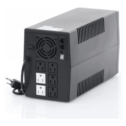 UPS Línea Interactiva / 1200 VA / 720 W / Salida 120 Vca ±5% / 6 Tomas NEMA 5-15R / Pantalla LCD / AVR Dinámico