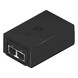 Adaptador PoE Ubiquiti de 24 VDC, 1.0 A con puerto Gigabit