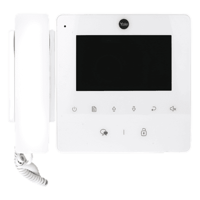 Monitor con teléfono  blanco YDV4702 para tvportero 80126