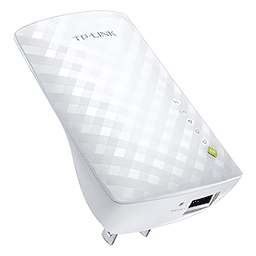 Repetidor WiFi / Doble banda AC / 750 Mbps / 2.4 y 5 GHz / Puerto Ethernet 10/100 Mbps