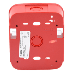 Caja de Montaje en Pared / Para Sirena / Color Rojo / Diseño Compacto / Compatible Serie L