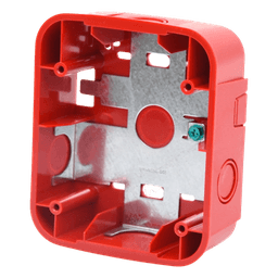 Caja de Montaje en Pared / Para Sirena / Color Rojo / Diseño Compacto / Compatible Serie L