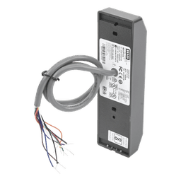 Lector de Proximidad / 125 kHz / Salida Wiegand / Alcance 14 cm (5.5 ft) / LED Multicolor / Uso Interior y Exterior