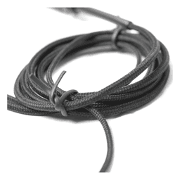 Micrófono-Audífono de Solapa / Cable Kevlar Trenzado Ultra Resistente / PTT Integrado / Auricular Tipo Gancho / Compatible Kenwood Serie G