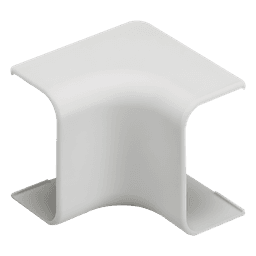 Esquinero interior / Canaleta LD10 / ABS / Blanco mate / UL94V-0 / FT4 / 0-50°C