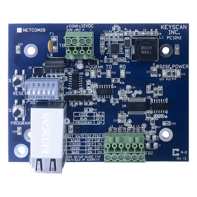 Convertidor RS232 a TCP/IP para paneles Keyscan