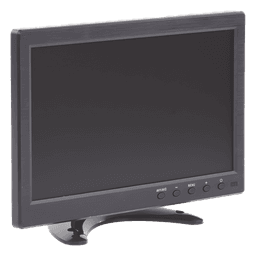 Monitor TFT-LCD / 10.1 Pulgadas / 1024 x 600 / 300 cd/m² / HDMI / VGA / RCA / BNC / USB / -20 a 70 °C