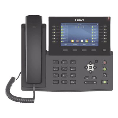 Teléfono IP empresarial para 20 lineas SIP, Bluetooth integrado para diademas, PoE y hasta 60 botones DSS con doble puerto Gigabit, soporta recepción de video