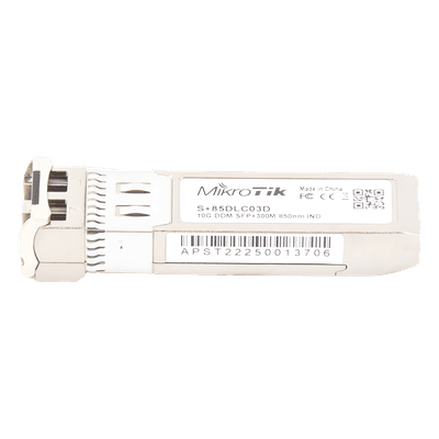 Transceptor MiniGbic SFP+ 10G LC Duplex para fibra Multi Modo 300mts