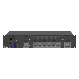PDU Monitoreable y Switchable / 16 Salidas C13/C19 / Entrada NEMA L6-30P / 208 Vca / 30 A / 2U Horizontal 19 in / Cable 3 m (9.8 ft)