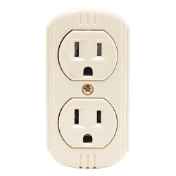 Contacto Dúplex 127 Vca, 15 A Max. Para Sobreponer (Sin perforar la superficie).
