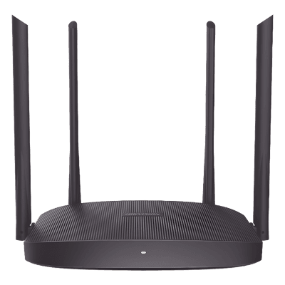 Router Inalámbrico / Doble Banda AC / 1200 Mbps / 4 Antenas 5 dBi / 3 Puertos LAN 10/100 Mbps / MU-MIMO 4×4 / WISP