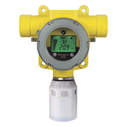 Detector de gas fijo con sensor electroquímico de hidrógeno 0-1000 ppm, salida 4-20 mA, certificación UL/c-UL