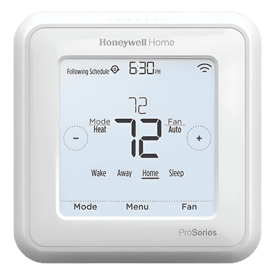 Termostato inteligente Wi-Fi programable para sistemas de hasta 2H/1C bomba de calor o 2H/2C convencional, serie T6 Pro