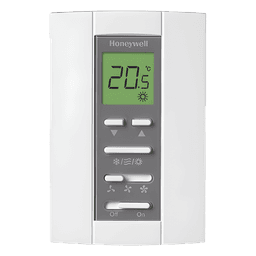 Termostato digital / Serie T6811 / Fan Coil 2 tuberías / 110 VCA / Ventilador 3 velocidades / Válvula On-Off / LCD
