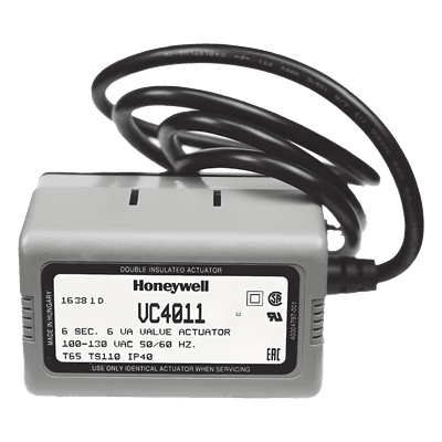 Actuador on/off para válvulas de 2 y 3 vías serie VC, 120 VCA, cierre hermético de 60 psi
