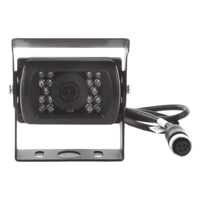 Cámara Análoga Vehicular / IR CMOS / 18 LEDs / IP69K / Exterior / Kit Reversa