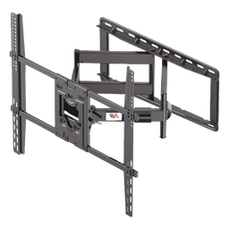 Soporte de Pared Articulado / Pantallas 75" a 110" / VESA 400x400 a 800x600 mm / Carga 90.9 kg (200 lbs) / Extensión 7.2 a 70 cm / Rotación 45° / Inclinación +10° a -5°
