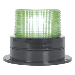 Burbuja Brillante de Larga Vida Útil, con 8 LEDs Color Verde, Domo Verde, 110 Vca