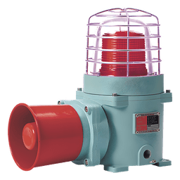 Baliza LED con Sirena / Rojo / Fijo y Flasheante / 120 dB / IP66 / 24 VCD / Ex db IIC T6 Gb