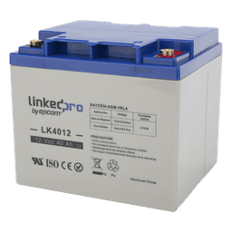 Batería de respaldo 12 V | 40 Ah | AGM | Especial para Seguridad Electrónica | UPS | Sistemas de Emergencia | Certificada UL | Vida útil 5 años | Terminales T2