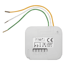 Receptor de Radio para Persiana Enrollable / 120-230V / 433.42 MHz / 200m Alcance / 45x41x19 mm