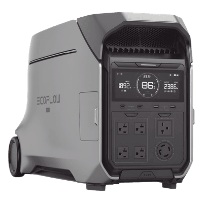 Estación de Energía Portátil / 3600 Wh LFP / 5 Salidas AC 3600 W (7200 W Pico) / 2 USB-C 100 W / Carga Solar 1600 W / Wi-Fi y Bluetooth