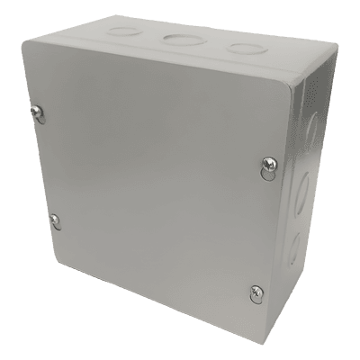 Caja de Pase / 15 x 15 x 10 cm / 5.9 x 5.9 x 3.9 in / NEMA 1 / Uso Interior