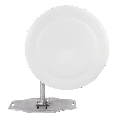 Antena Direccional Parabólica / Dual Polarización MIMO / 4.9 a 6.4 GHz / Ganancia 32.1 dBi / Plato Profundo 3 ft (0.9 m) / Guía de Onda / Soporte Acero Inoxidable