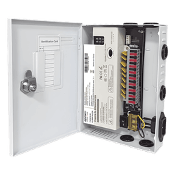 Fuente de Alimentación Profesional / 9 Canales / 16 A Total / 1.8 A por Canal / 11-15 VCC Ajustable / 200 W / Filtro de Ruido por Canal