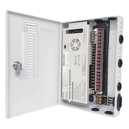 Fuente de Alimentación / 18 Canales / 20 A / 11-15 VCC / 250 W / Filtro de Ruido por Canal / Doble Ventilador
