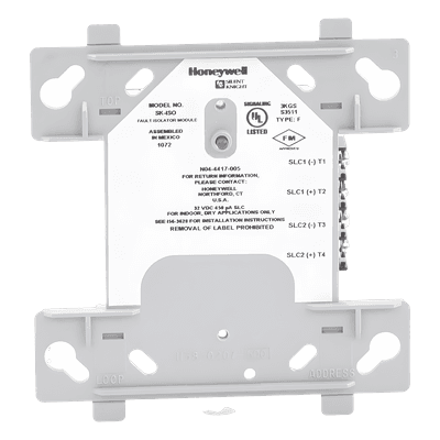 Módulo Aislador de Cortocircuito / Lazo SLC / Conexión 2 Hilos / LED Dual Verde/Rojo / Supervisado UL