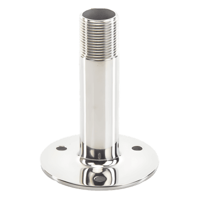 Montaje Recto / Acero Inoxidable / 4 in Alto / 3 in Base / Rosca 1-1/4 in / 0.26 kg