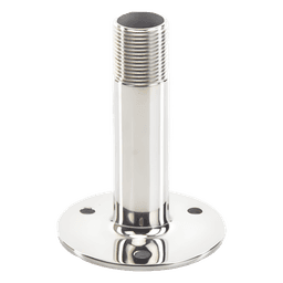 Montaje Recto / Acero Inoxidable / 4 in Alto / 3 in Base / Rosca 1-1/4 in / 0.26 kg