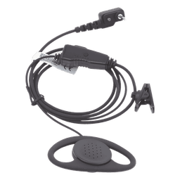 Micrófono de Solapa con Auricular de Gancho / 50 Hz - 10 kHz / 2.2 kΩ / 100 Ω / 1.64 ft Cable
