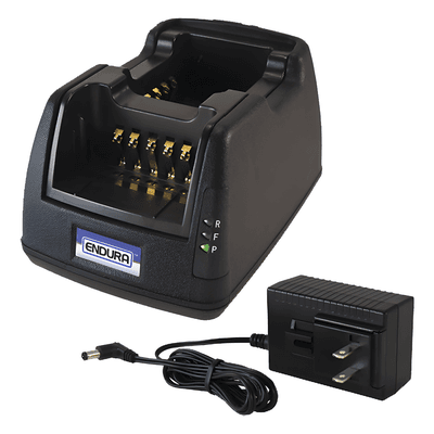 Multicargador rápido Endura de 2 cavidades para bateria PMNN4071R, para radio Motorola MAG-ONE/ BPR040