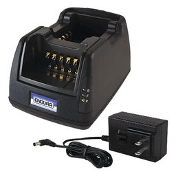 Multicargador rápido Endura de 2 cavidades para bateria PMNN4071R, para radio Motorola MAG-ONE/ BPR040