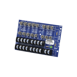 Tablero distribuidor de voltaje, 8 salidas con fusible de protección. Para uso con Fuentes de poder ALTRONIX.