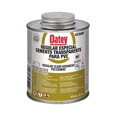 Pegamento / Cemento Claro de 473 ml para Tubo Conduit PVC Pesado.
