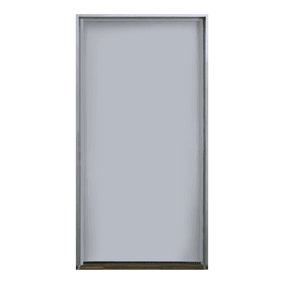 Puerta metálica galvanizada 3&#039; 0" x 7&#039; 0" / Resistente a fuego por 180 min. /Preparación para cerradura cilíndrica y refuerzo para cierra puerta 