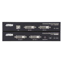 Extensor KVM | HDBaseT™ | 2.0 DVI dual display USB |  1920 x 1200 a 100m
